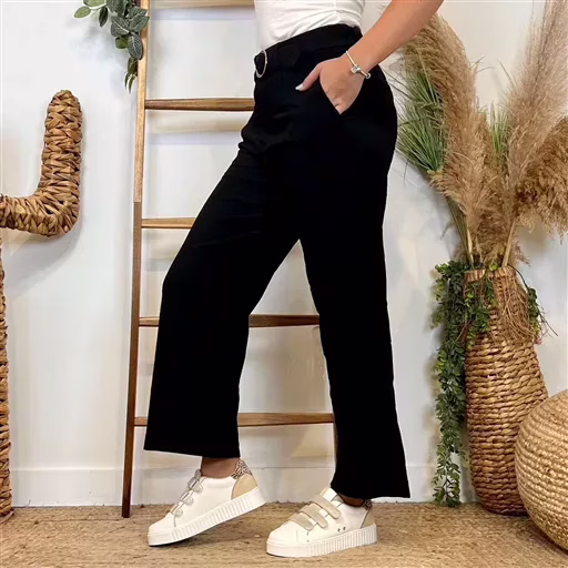 L752- Pantalon Tailleur (T36-T42) (noir) – Image 3