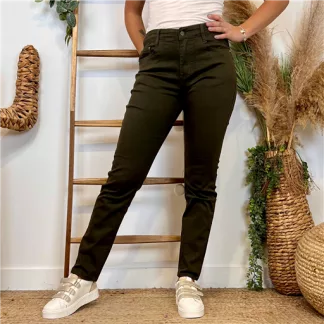 N011- Jean coupe Slim Voggo (T36-T44) (kaki)