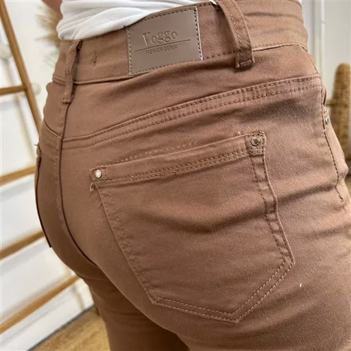 M979- Jean 7/8ème Voggo (T36-T44) (camel) – Image 6