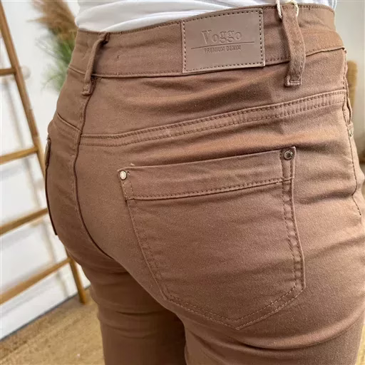 N014- Jean Slim Voggo (T42-T52) (camel) – Image 7