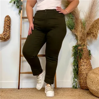 M984- Jean 7/8ème Voggo (T42-T50) (kaki)