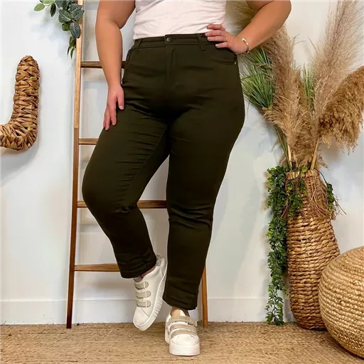 M984- Jean 7/8ème Voggo (T42-T50) (kaki)