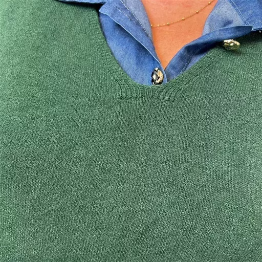 z113- Pull sans manches (Tu) (vert brésil) – Image 7