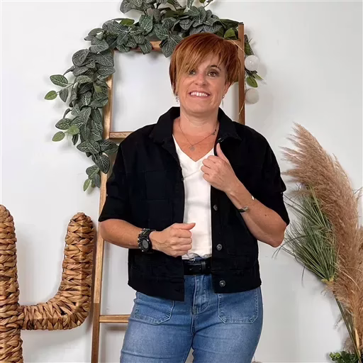 Veste "Lacomy" Coton (Tu) 🇮🇹 (noir)