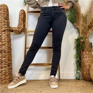 Jean "Poches zippées" Melly.and.Co (Xs-Xl) (gris)