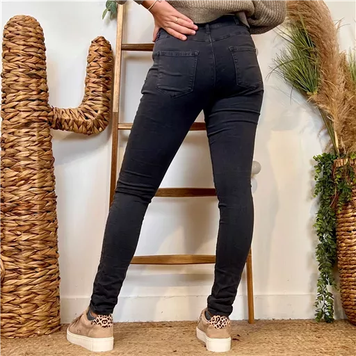 P072- Jean "Poches zippées" Melly.and.Co (Xs-Xl) (gris) – Image 4