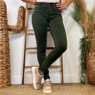 Jean "Poches zippées" Melly.and.Co (Xs-Xl) (kaki)