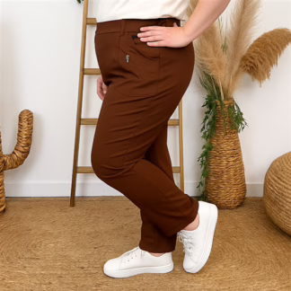 Pantalon Confort JST (T38-T52) (marron)
