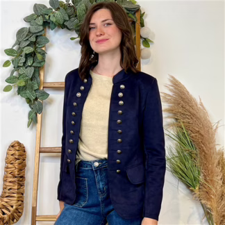 Blazer Suédine Officier (T36-T44) 🇮🇹 (marine)