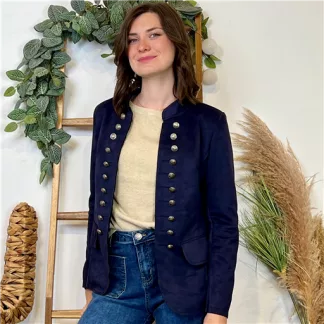 Blazer Suédine Officier (T36-T44) 🇮🇹 (marine)