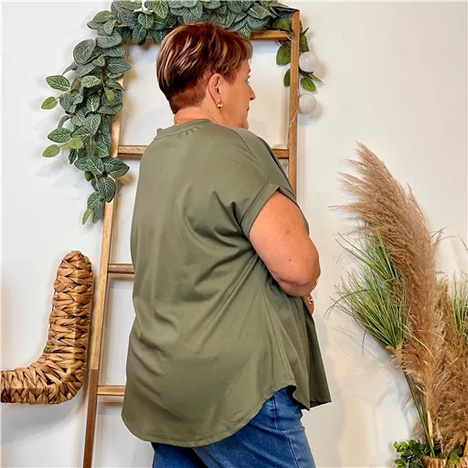 Z114- T-Shirt C'Mélodie (Gt) 🇮🇹 (kaki) – Image 3