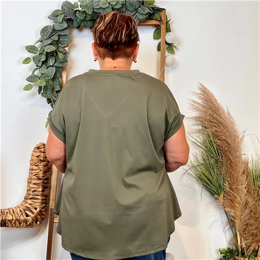 Z114- T-Shirt C'Mélodie (Gt) 🇮🇹 (kaki) – Image 5