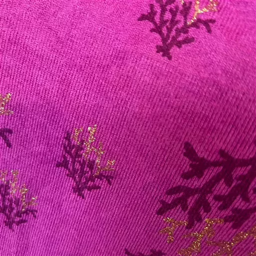 Z128. Pull imprimé "Coraux" (GT) 🇮🇹 (fuchsia) – Image 7