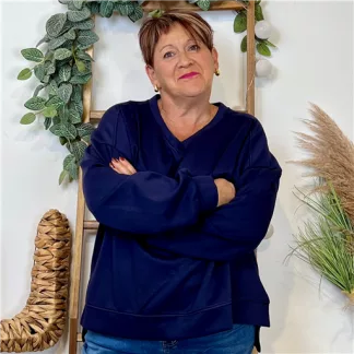 Sweat uni C’Mélodie (Gt) 🇮🇹 (marine)