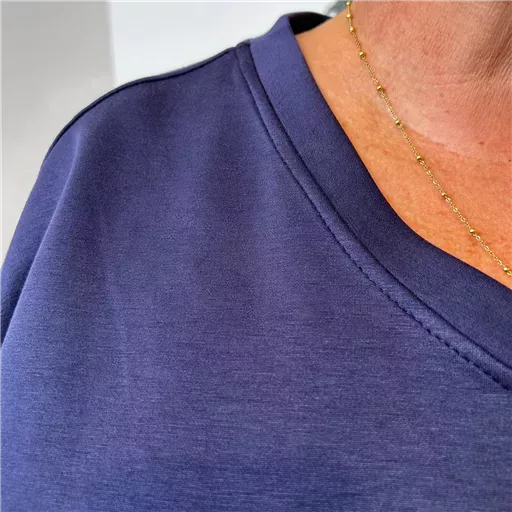 Z120- Sweat uni C’Mélodie (Gt) 🇮🇹 (marine) – Image 8