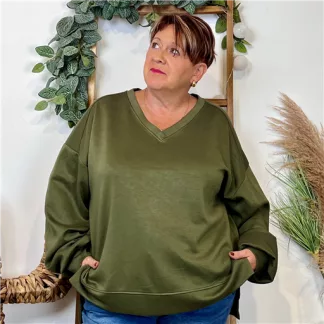 Sweat uni C’Mélodie (Gt) 🇮🇹 (kaki)