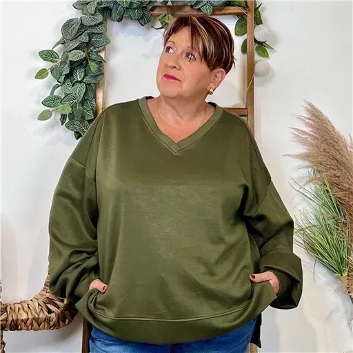 Sweat uni C’Mélodie (Gt) 🇮🇹 (kaki)