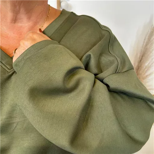 Z120- Sweat uni C’Mélodie (Gt) 🇮🇹 (kaki) – Image 5