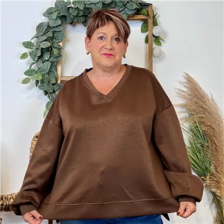 Sweat uni C’Mélodie (Gt) 🇮🇹 (marron)