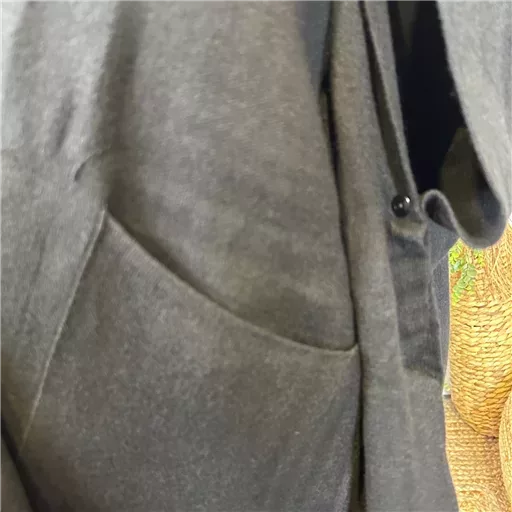 Z105 Gilet Oversize uni (Gt) (noir) – Image 7