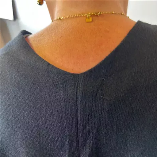 Z105 Gilet Oversize uni (Gt) (noir) – Image 8