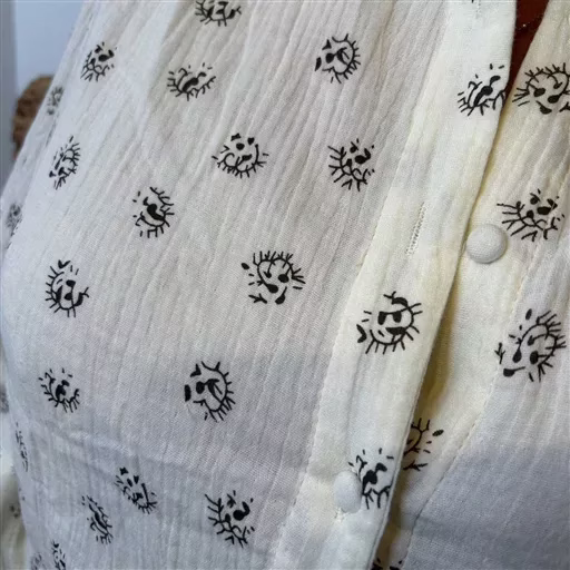 K098- Chemise Brodée By One (T40-T48) (ecru) – Image 5