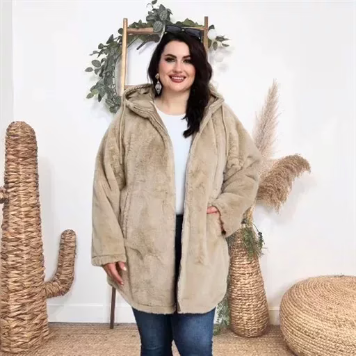 Z174- Doudoune Fourrée réversible (doré) – Image 4