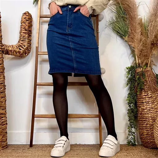 Jupe jean Voggo (T36-T44) (denim)