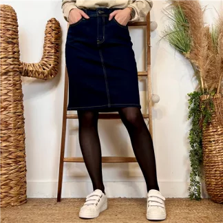 Jupe jean Voggo (T36-T44) (brut)