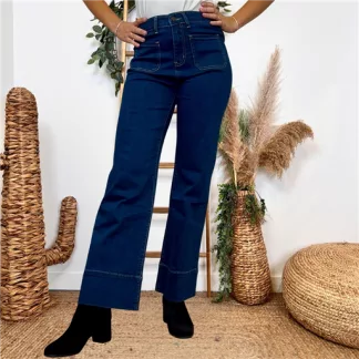 Jean Wide Leg "Seventies" Voggo (T36-T42) (denim)