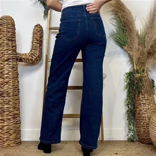 M962- Jean Wide Voggo (T36-T42) (denim) – Image 5