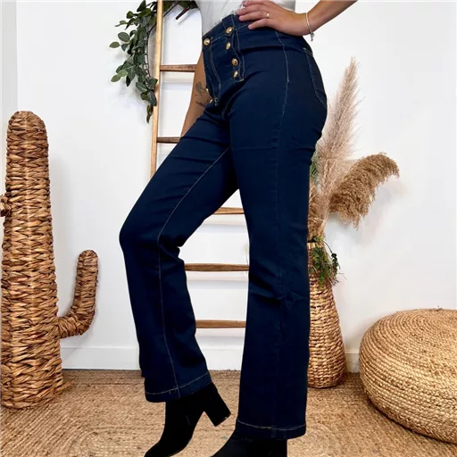 Jean Wide Leg "Officier" Voggo (T36-T42) (brut)