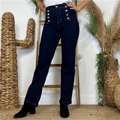 M961- Jean Wide Leg "Officier" Voggo (T36-T42) (brut) – Image 3