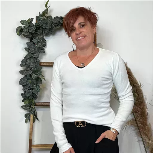 Pull Laine Cachemire "Tricotonic" (les T36&40) (ecru)