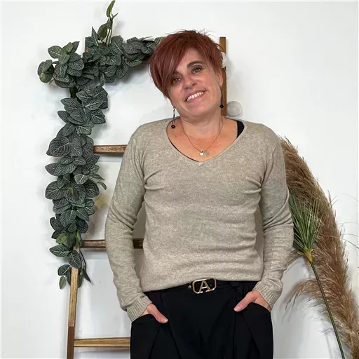 Y248- Pull Laine Cachemire "Tricotonic" (les T36&40) (taupe) – Image 5