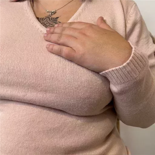 Y249-Tricotonic Col V les T38 & 42 (rose poudré) – Image 6