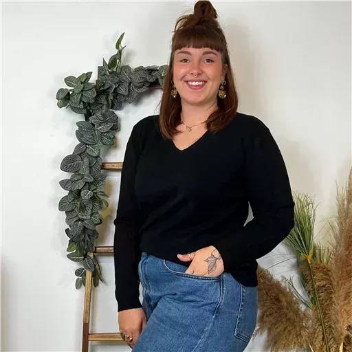 Y250- Pull Laine Cachemire "Tricotonic" (les T44&48) (noir) – Image 3