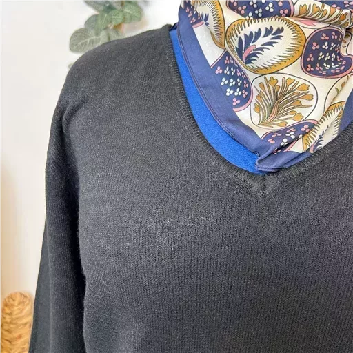 Y250- Pull Laine Cachemire "Tricotonic" (les T44&48) (noir) – Image 9