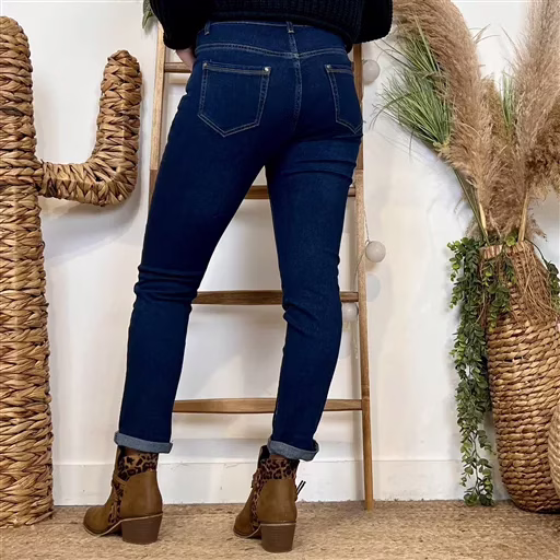 M964- Jean 7/8ème Voggo (T36-T44) (denim) – Image 4