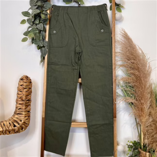 Pantalon Confort Chaud (T38-T52) (kaki)