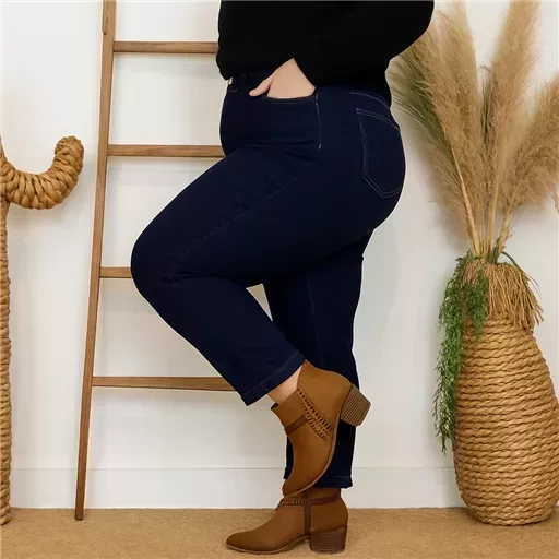 M963- Jean 7/8ème Voggo (T42-T50) (denim) – Image 3