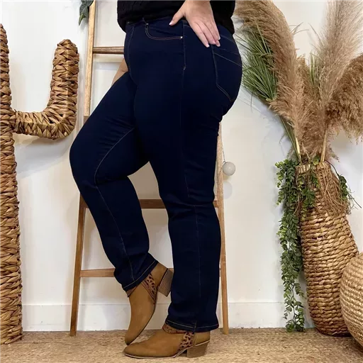 M973- Jean coupe Slim Voggo (T42-T50) (brut) – Image 3