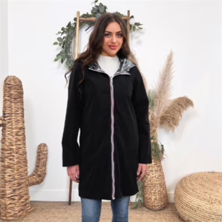 Imper réversible (T36-T42) (noir)