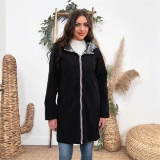 Imper réversible (T36-T42) (noir)