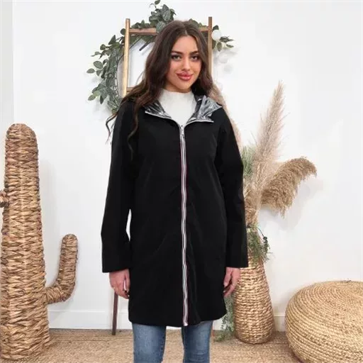 Imper réversible (T36-T42) (noir)