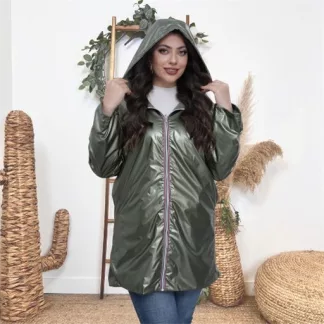 K018- Imper réversible (T42-T50) (kaki)