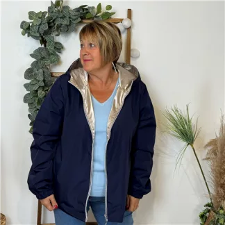 Imper réversible court (T40-T50) (marine)