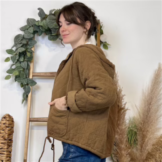 Veste Matelassée Coton (Tu) 🇮🇹 (camel)