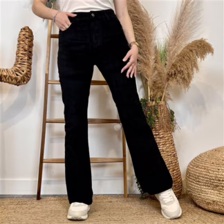 Jean Bootcut (T36-T44) (noir)