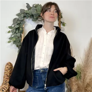 Veste manches bouffantes (Tu) 🇮🇹 (noir)